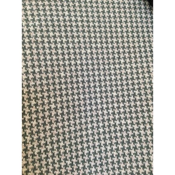 LL Bean Mens Houndstooth Long Sleeve Polo Shirt Size L Grandpa Preppy Old Money - Picture 2 of 8